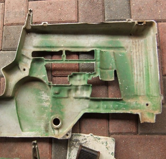 Vintage John Deere Pedal Tractor ESKA Large 60 Late Version Round Hub 4